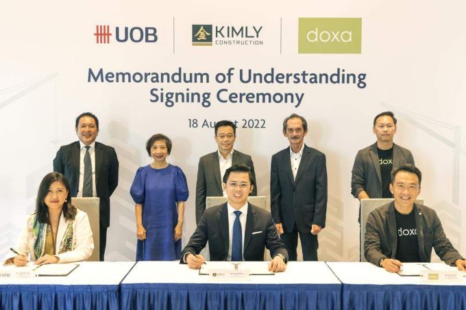 UOB, Doxa sign MOU to digitalise Kimly Construction’s finance processes